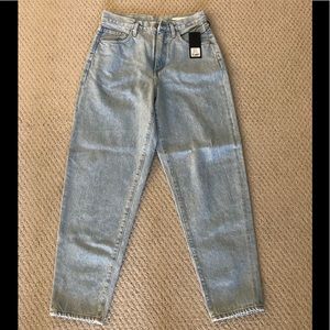 GOLDSIGN the Curved Mom Jeans NWT